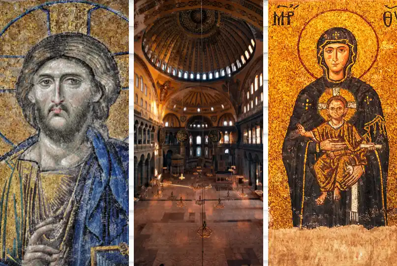 Mosaic Details of Hagia Sophia
